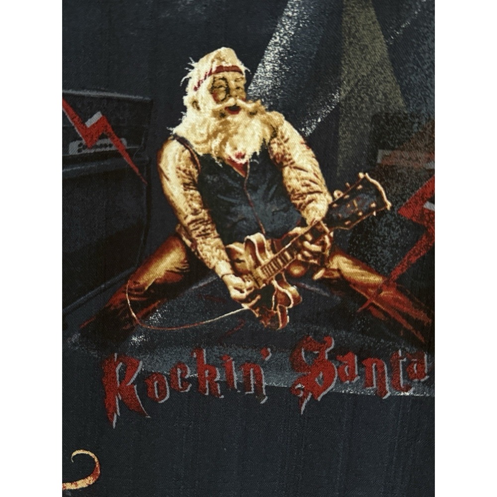 Reel Legends Shirt Camp Rockabilly Guitar Blues Rockin Santa M Country Christmas